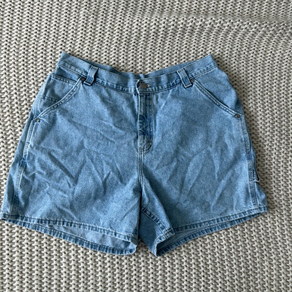 Classic Blue Denim Women's Shorts